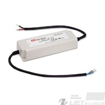 Impulsinis maitinimo šaltinis LED  LPV-100-24, 24V, 4A, IP67, MEAN WELL
