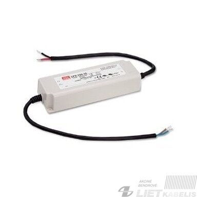 Impulsinis maitinimo šaltinis LED  LPV-100-24, 24V, 4A, IP67, MEAN WELL