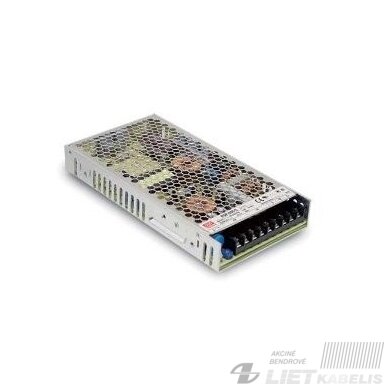 Impulsinis maitinimo šaltinis  RSP-200-12 12V, 16,7A, IP67, Mean Well