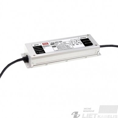 Impulsinis maitinimo šaltinis LED 24V, 300W, 12,5A, IP67 MEAN WELL Impulsinis maitinimo šaltinis LED 24V, 300W, 12,5A, IP67 MEAN WELL