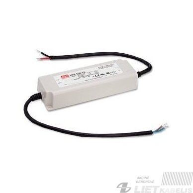 Impulsinis maitinimo šaltinis LED LPV-100-24, 24V, 4A, IP67, MEAN WELL Impulsinis maitinimo šaltinis LED LPV-100-24, 24V, 4A, IP67, MEAN WELL
