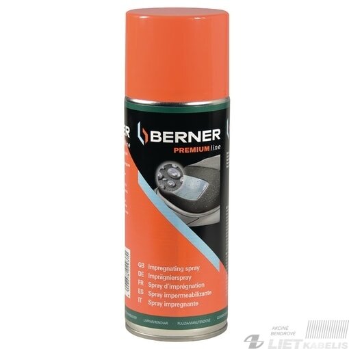 Impregnavimo aerozolis Premium 400ml Berner Impregnavimo aerozolis Premium 400ml Berner