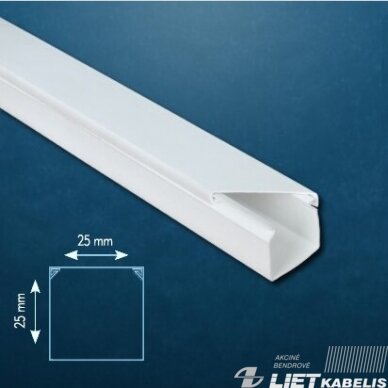 Instaliacinis kanalas 25x25 Mutlusan 1