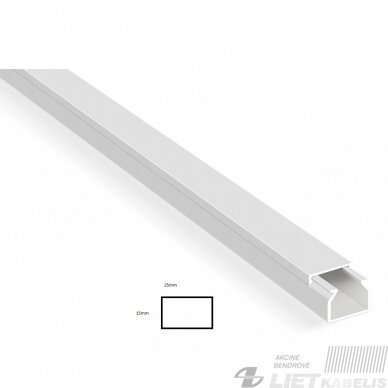 Instaliacinis kanalas LHD 25x15mm Kopos Kolin 1 Instaliacinis kanalas LHD 25x15mm Kopos Kolin 1