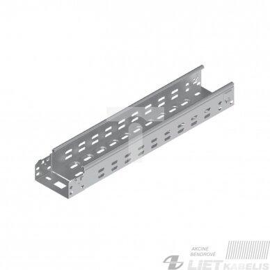 Instaliacinis kanalas metalinis, perforuotas KFL50H60/3 Baks Instaliacinis kanalas metalinis, perforuotas KFL50H60/3 Baks
