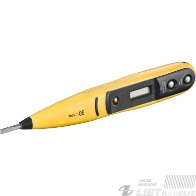Įtampos matuoklis, 12-250V DC/AC, Kangtai Įtampos matuoklis, 12-250V DC/AC, Kangtai
