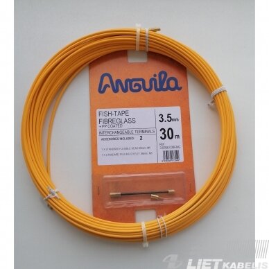 Įtraukėjas D-3,5mm 30m geltona spalva, Anguila