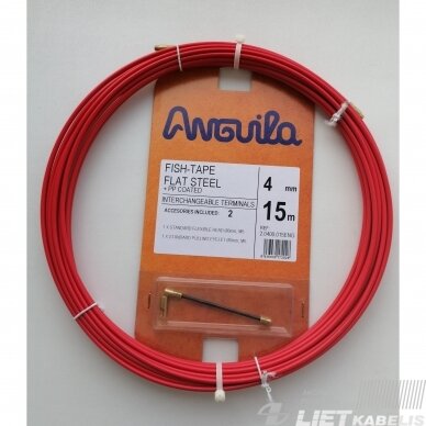 Įtraukėjas D-4mm 15m raudona spalva, Anguila Įtraukėjas D-4mm 15m raudona spalva, Anguila