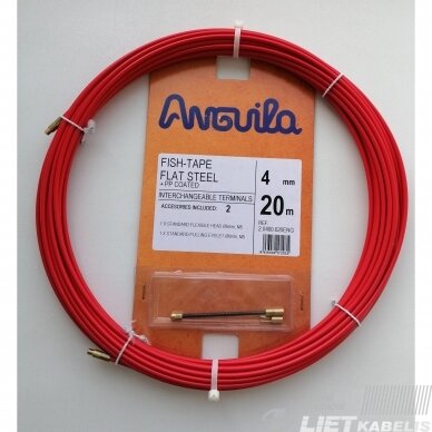 Įtraukėjas D-4mm 20m raudona spalva, Anguila Įtraukėjas D-4mm 20m raudona spalva, Anguila