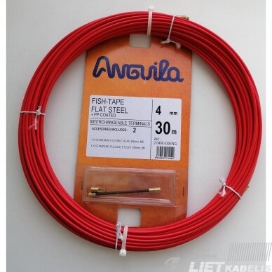 Įtraukėjas D-4mm 30m raudona spalva, Anguila Įtraukėjas D-4mm 30m raudona spalva, Anguila