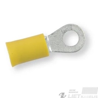 Antgalis kilpinis izoliuotas 4,0 - 6,0 mm² M5, Geltona, Berner Antgalis kilpinis izoliuotas 4,0 - 6,0 mm² M5, Geltona, Berner