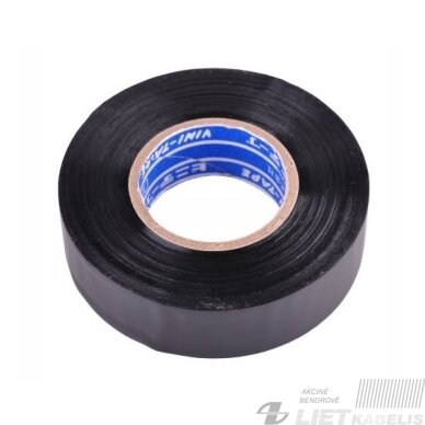 Elektros izoliacinė juosta PVC 19mm x 33m, Haupa Elektros izoliacinė juosta PVC 19mm x 33m, Haupa