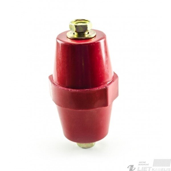 Šynų izoliatorius H 51mm, M8 (raudonas) 1 Šynų izoliatorius H 51mm, M8 (raudonas) 1