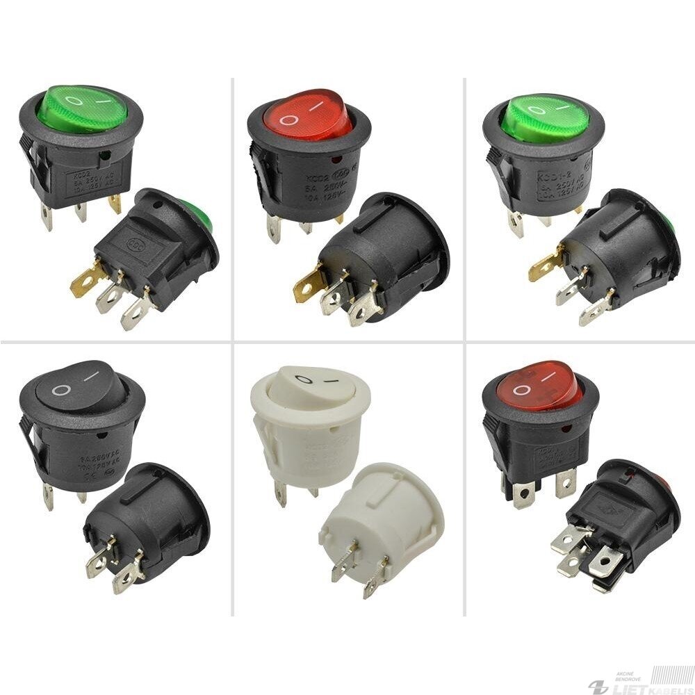 Jungtukas KCD1 1300W, apvalus,IP44, GTV