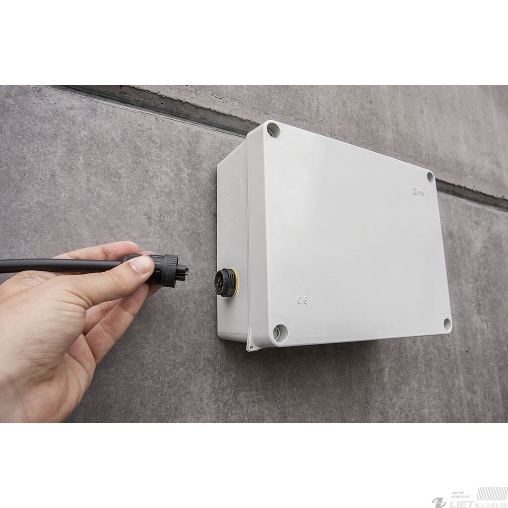 Jungtis išardoma WP3/L 3x0,5-2,5mm² IP68 TEKOX 2 Jungtis išardoma WP3/L 3x0,5-2,5mm² IP68 TEKOX 2