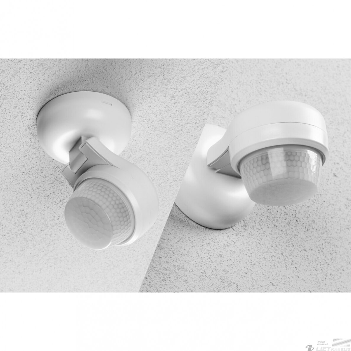 Judesio/būvio daviklis CO-3 360°, 1200W, 24m,baltas, IP65, GTV 2 Judesio/būvio daviklis CO-3 360°, 1200W, 24m,baltas, IP65, GTV 2