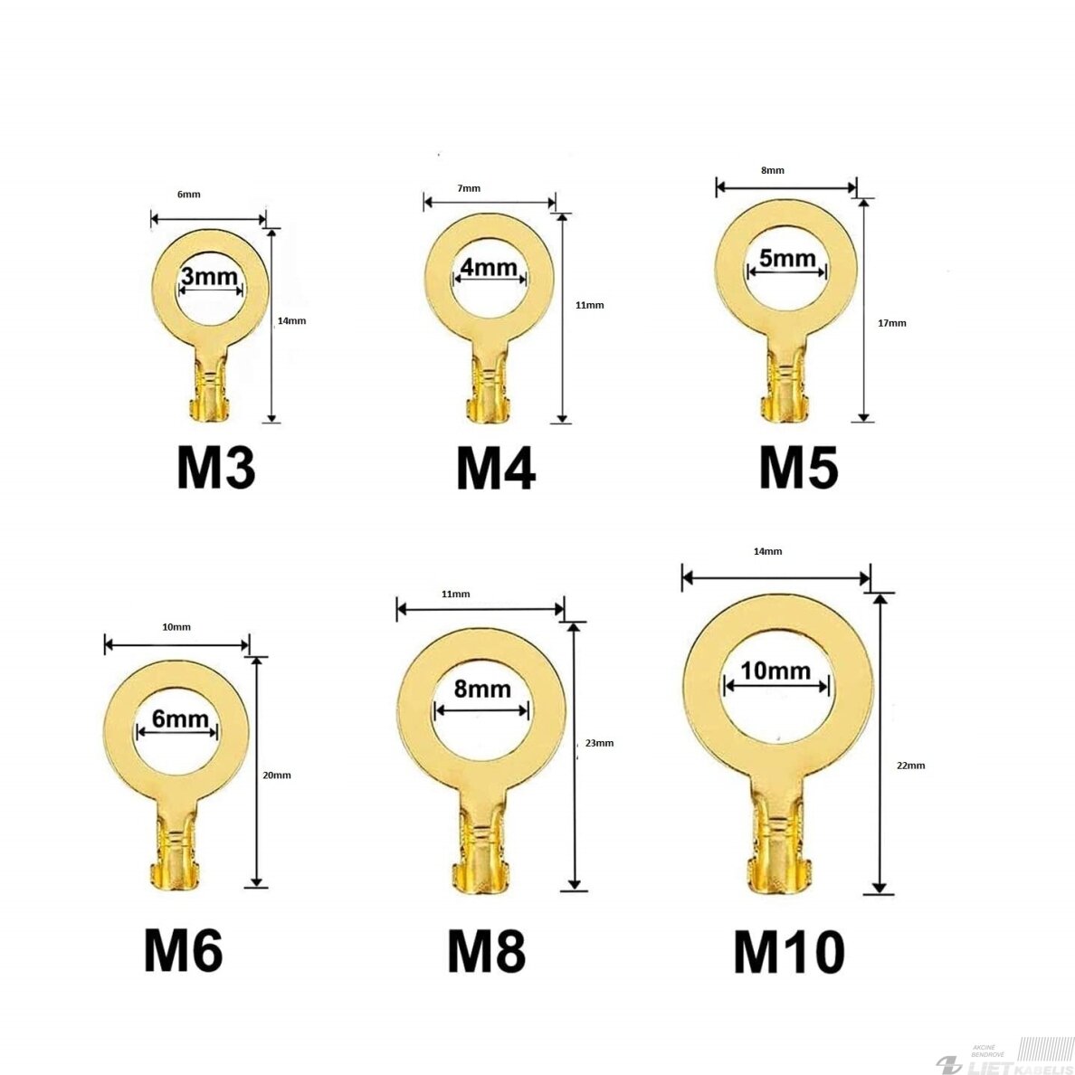 Jungtys laidų neįzoliotos 2,8/4,8/6,3mm, 150vnt , KST 1 Jungtys laidų neįzoliotos 2,8/4,8/6,3mm, 150vnt , KST 1