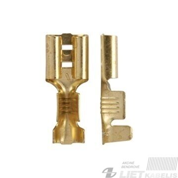 Antgalis plokščias lizdas neizoliuotas11924  0,5-1,0mm², lizdas  neizoliuotas, BERNER