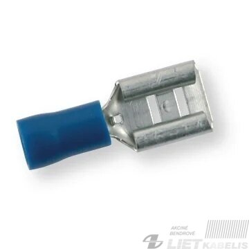 Antgalis plokščias lizdas izoliuotas LV2-7A/ST165 (mėlynas)