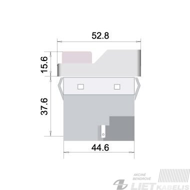 Jungiklis variklio paleidimui CK21 12A 5E4 250VAC IP54 1 Jungiklis variklio paleidimui CK21 12A 5E4 250VAC IP54 1