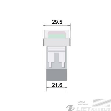 Jungiklis variklio paleidimui CK21 12A 5E4 250VAC IP54 2