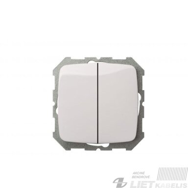 Jungiklis 2 klavišų PDK2-105KB be rėmelio, Prodax Jungiklis 2 klavišų PDK2-105KB be rėmelio, Prodax