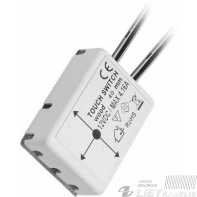 Jungiklis bekontaktis 12V ON-OFF DC IP20, GTV