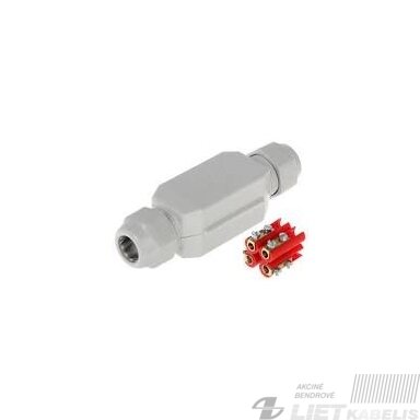 Jungtis gelinė, Dino 4x4mm² pilka IP68 Raytech Jungtis gelinė, Dino 4x4mm² pilka IP68 Raytech