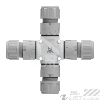 Jungtis išardoma NLHC203X 4x0,5-2,5mm², IP68, NORDEL Jungtis išardoma NLHC203X 4x0,5-2,5mm², IP68, NORDEL