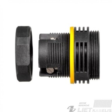 Jungtis kištukas panelinis WP3/EM, 3x0,5-2,5mm², IP68, TEKOX Jungtis kištukas panelinis WP3/EM, 3x0,5-2,5mm², IP68, TEKOX
