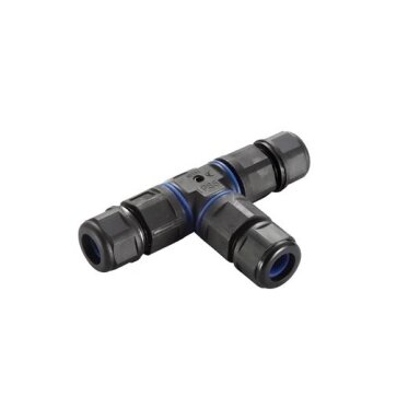 Jungtis laidams CNP373 3x1,5mm² 3 iš 1 į 2 T forma, IP68