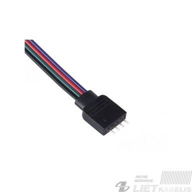 Jungtis RGB LED juostai su PIN kištukas Jungtis RGB LED juostai su PIN kištukas