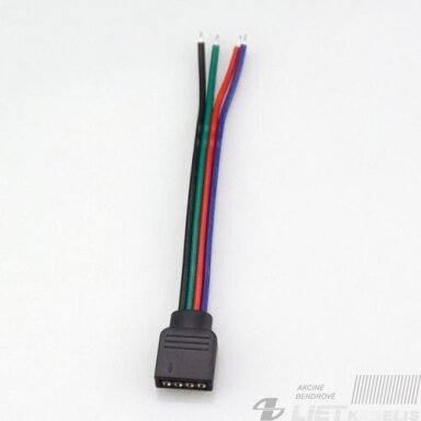 Jungtis RGB LED juostai su PIN lizdas