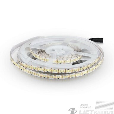 Juosta LED 17W/m, 12V,  204LED/m,  3000K, 1700Lm/1m,  V-TAC