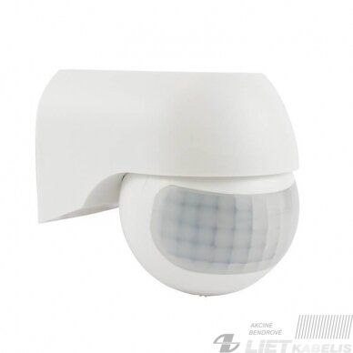 Infraraudonųjų spindulių judesio daviklis 180°, 12m, 800W, pridedamas, IP44, EUROLIGHT