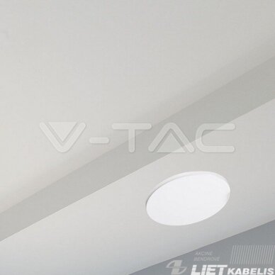 Judėsio ir būvio daviklis Upto 600W 360° įleidžiamas baltas IP65 V-TAC 3 Judėsio ir būvio daviklis Upto 600W 360° įleidžiamas baltas IP65 V-TAC 3