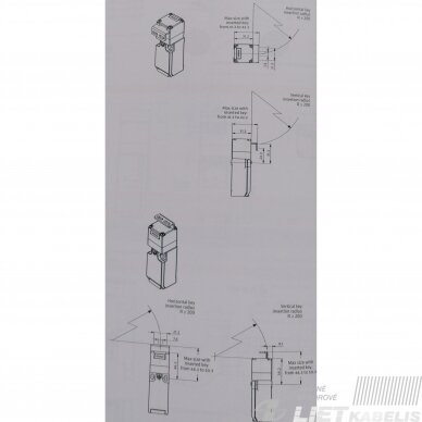 Saugos jungiklis su raktu STNK01Z11 1NC/1NO M16 GG 2 Saugos jungiklis su raktu STNK01Z11 1NC/1NO M16 GG 2