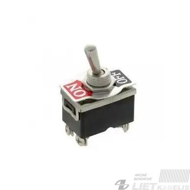 Jungiklis tumbleris 2 padėčių 15A, 250V (E-TEN1221)