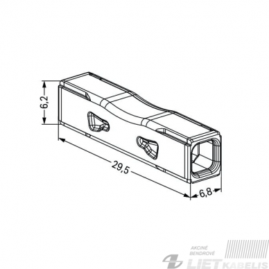 Jungtis 2773-2401, 1x0,75-4,0mm² 32A, Wago 1 Jungtis 2773-2401, 1x0,75-4,0mm² 32A, Wago 1