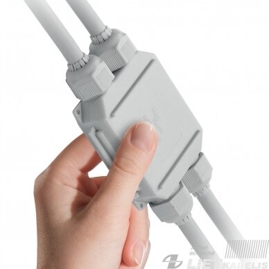 Jungtis gelinė,BOB 3 3x4mm²pilka IP68, Raytech 2 Jungtis gelinė,BOB 3 3x4mm²pilka IP68, Raytech 2