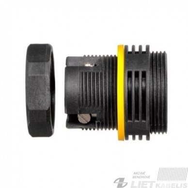 Jungtis kištukas panelinis WP3/EM, 3x0,5-2,5mm², IP68, TEKOX Jungtis kištukas panelinis WP3/EM, 3x0,5-2,5mm², IP68, TEKOX