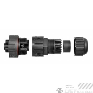 Jungtis lizdas (konektorius) WP3/H 3x0,5-2,5mm² IP68 TEKOX 1