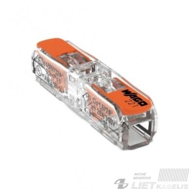 Jungtis universali 221-2411 0.2-4mm², 32A , Wago Jungtis universali 221-2411 0.2-4mm², 32A , Wago