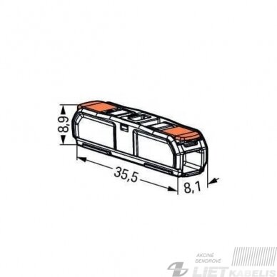 Jungtis universali  221-2411 0.2-4mm², 32A , Wago 1