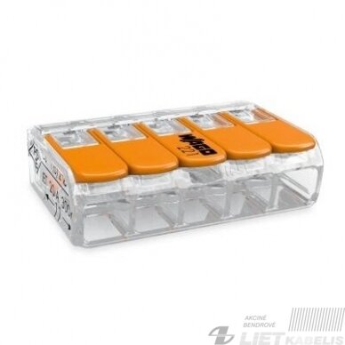 Jungtis universali,d 5x0.14-4mm² 450V 32A,221-415,Wago Jungtis universali,d 5x0.14-4mm² 450V 32A,221-415,Wago