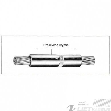 Jungtis varinė alavuota presuojama 10-30mm², Protec 1 Jungtis varinė alavuota presuojama 10-30mm², Protec 1