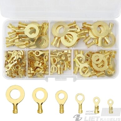 Jungtys laidų neįzoliotos 2,8/4,8/6,3mm, 150vnt , KST Jungtys laidų neįzoliotos 2,8/4,8/6,3mm, 150vnt , KST