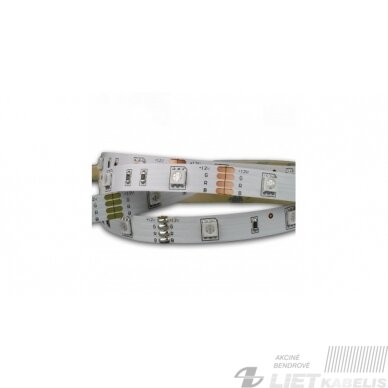 Juosta LED 7,2W/m, IP65, RGB (1m) 1 Juosta LED 7,2W/m, IP65, RGB (1m) 1
