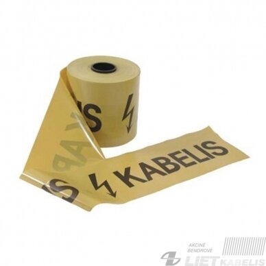 Juosta signalinė "KABELIS" 250mm
