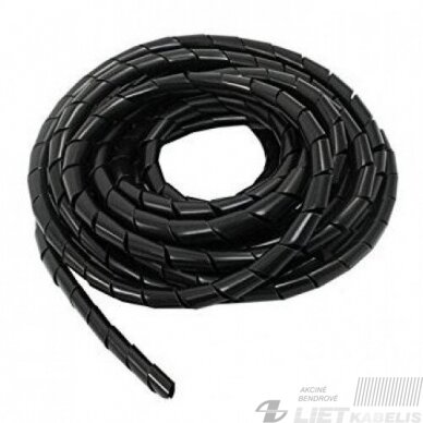 Juosta-spiralė laidų pynėms SWB-8mm, balta, Egrom Juosta-spiralė laidų pynėms SWB-8mm, balta, Egrom